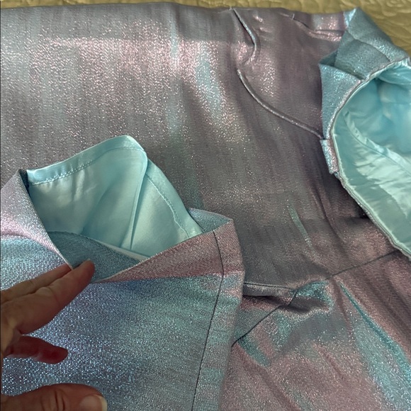 Shimmering Bluebusa Iridescent Pants SzL - Picture 7 of 10